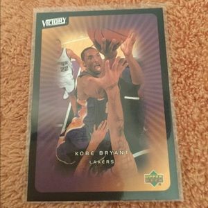 Kobe Bryant basketball card.